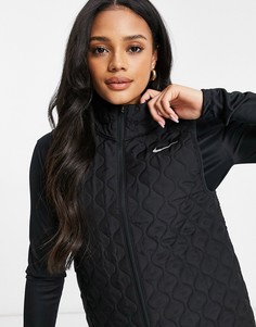 Черный жилет Nike Running Aerolayer