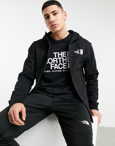 Черный худи на молнии The North Face Himalayan