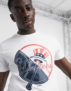 Белая футболка с логотипом команды "New York Yankees" New Era MLB-Белый