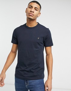 Темно-синяя футболка Farah Danny-Голубой