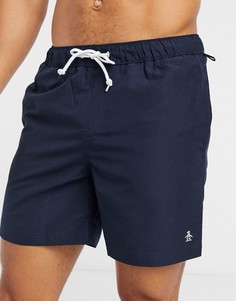 Темно-синие шорты для плавания Original Penguin-Голубой