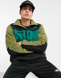 Серая куртка с короткой молнией «одна вторая» из флиса The North Face Steep Tech-Зеленый