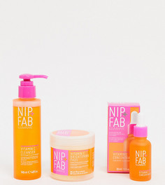 Эксклюзивный набор из 3 средств для кожи NIP+FAB X ASOS - Exclusive Vitamin C Brightening 3 Step Regime-Бесцветный