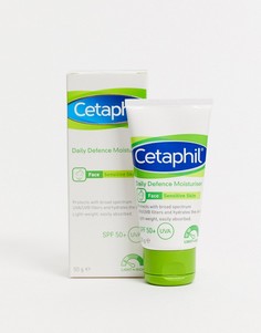 Ежедневное увлажняющее средство c SPF 50+ для чувствительной кожи Cetaphil: 50 г-Бесцветный