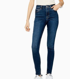 Джинсы скинни насыщенного синего цвета Topshop Tall-Голубой