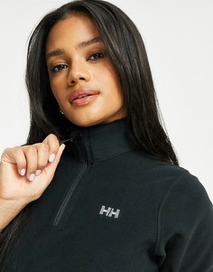 Черный флисовый топ с молнией 1/4 Helly Hansen