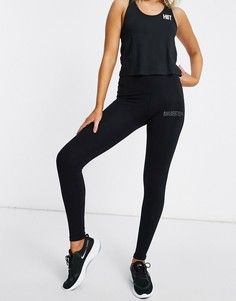 Черные хлопковые леггинсы HIIT signature-Черный