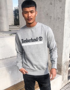 Серый свитшот с надписью "Established 1973" Timberland