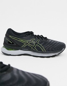 Серые кроссовки с гелевой амортизацией Asics Running nimbus 22-Серый