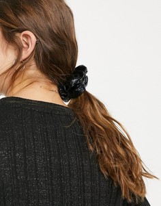 Набор из двух резинок для волос черного и переливающегося цветов Accessorize-Многоцветный