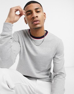 Серый лонгслив для дома от комплекта с контрастным воротником Jack & Jones