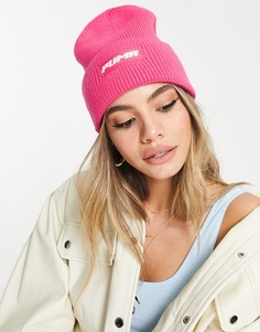 Розовая шапка-бини с логотипом Puma-Розовый