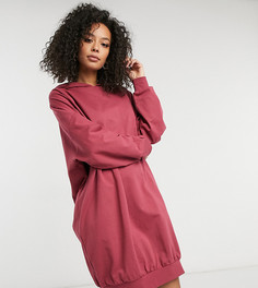 Платье-худи цвета перца чили ASOS DESIGN Tall-Красный