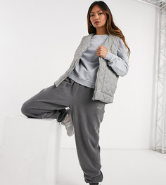 Свободный стеганый жилет с oversized-карманами Native Youth-Серый