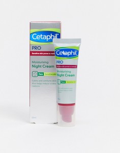 Ночной крем для склонной к покраснениям кожи 50 мл Cetaphil Prо-Бесцветный