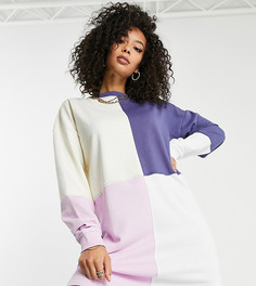 Разноцветное платье-футболка в стиле oversized Missguided Tall-Многоцветный
