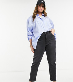Черные джинсы в винтажном стиле Vero Moda Curve-Черный