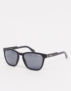 Мужские квадратные солнцезащитные очки в черной оправе Quay Hardwire-Черный