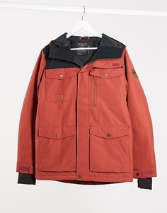 Красная лыжная куртка Quiksilver-Красный
