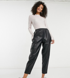 Розовый присборенный топ с эффектом «металлик» ASOS DESIGN Tall