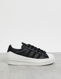 Черные кроссовки adidas Originals Superstar MG-Черный
