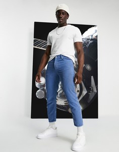 Синие классические джинсы из неэластичного вельвета ASOS DESIGN-Многоцветный