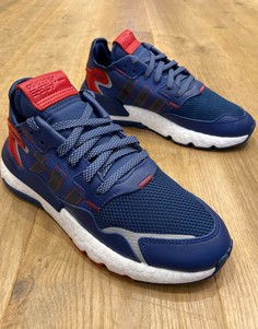 Темно-синие кроссовки adidas Originals nite jogger-Темно-синий