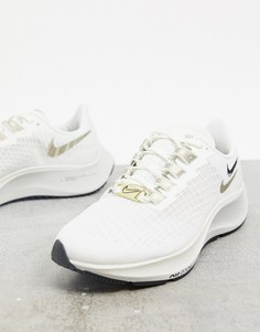 Кремовые премиум-кроссовки Nike Running Pegasus-Белый