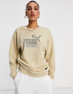 Бежевый свитшот PUMA Queen