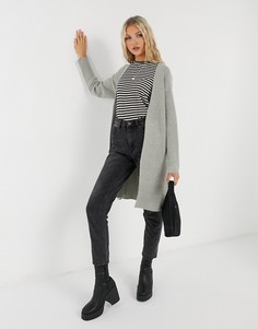 Кардиган в стиле oversized Threadbare Elle-Серый