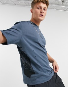 Зеленая рубашка River Island-Зеленый