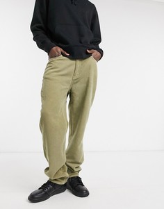 Зеленые вельветовые винтажные джинсы ASOS DESIGN-Многоцветный