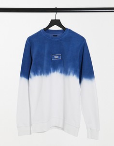 Свитер с эффектом деграде и круглым вырезом Vans-Голубой