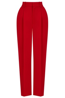 Красные брюки с завышенной талией Isabel Marant