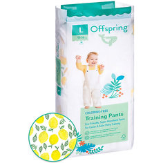 Трусики-подгузники Offspring Лимоны 9-14 кг, 36 шт