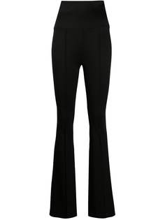 Helmut Lang расклешенные брюки с завышенной талией