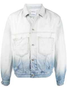 Marcelo Burlon County of Milan MARCELO BURLON COUNTY OF MILAN CMYE021E20DEN003 0140 WHITE LIGHT BLUE Natural (Veg)->Cotton