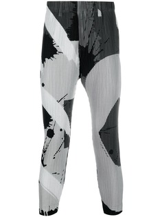 Homme Plissé Issey Miyake брюки A-Poc со складками