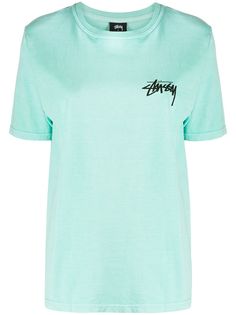 Stussy футболка с короткими рукавами и логотипом