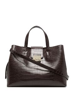 Emporio Armani сумка-тоут с тиснением под кожу крокодила