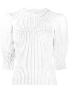 Cecilie Bahnsen топ Maddy с пышными рукавами