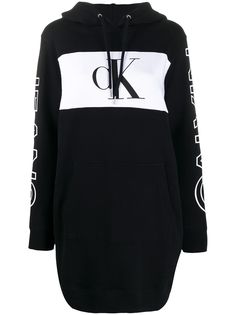 Calvin Klein Jeans платье-худи с логотипом