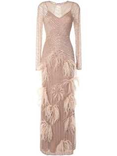 Rachel Gilbert вечернее платье Petunia с пайетками