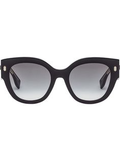 Fendi Eyewear солнцезащитные очки в квадратной оправе с затемненными линзами