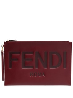 Fendi клатч с логотипом