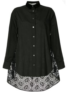 Sacai laced back shirt