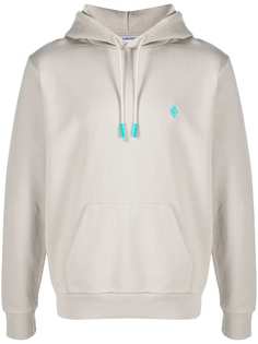 Marcelo Burlon County of Milan CROSS REGULAR HOODIE BEIGE TURQUOISE