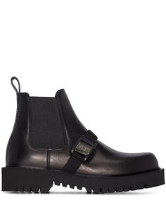 Valentino Garavani ботинки Beatle с логотипом VLTN на пряжке