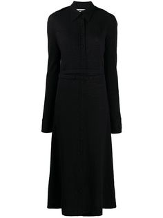 Jil Sander платье-рубашка с поясом