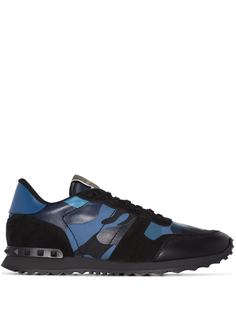 Valentino Garavani кроссовки Rockrunner с камуфляжным принтом